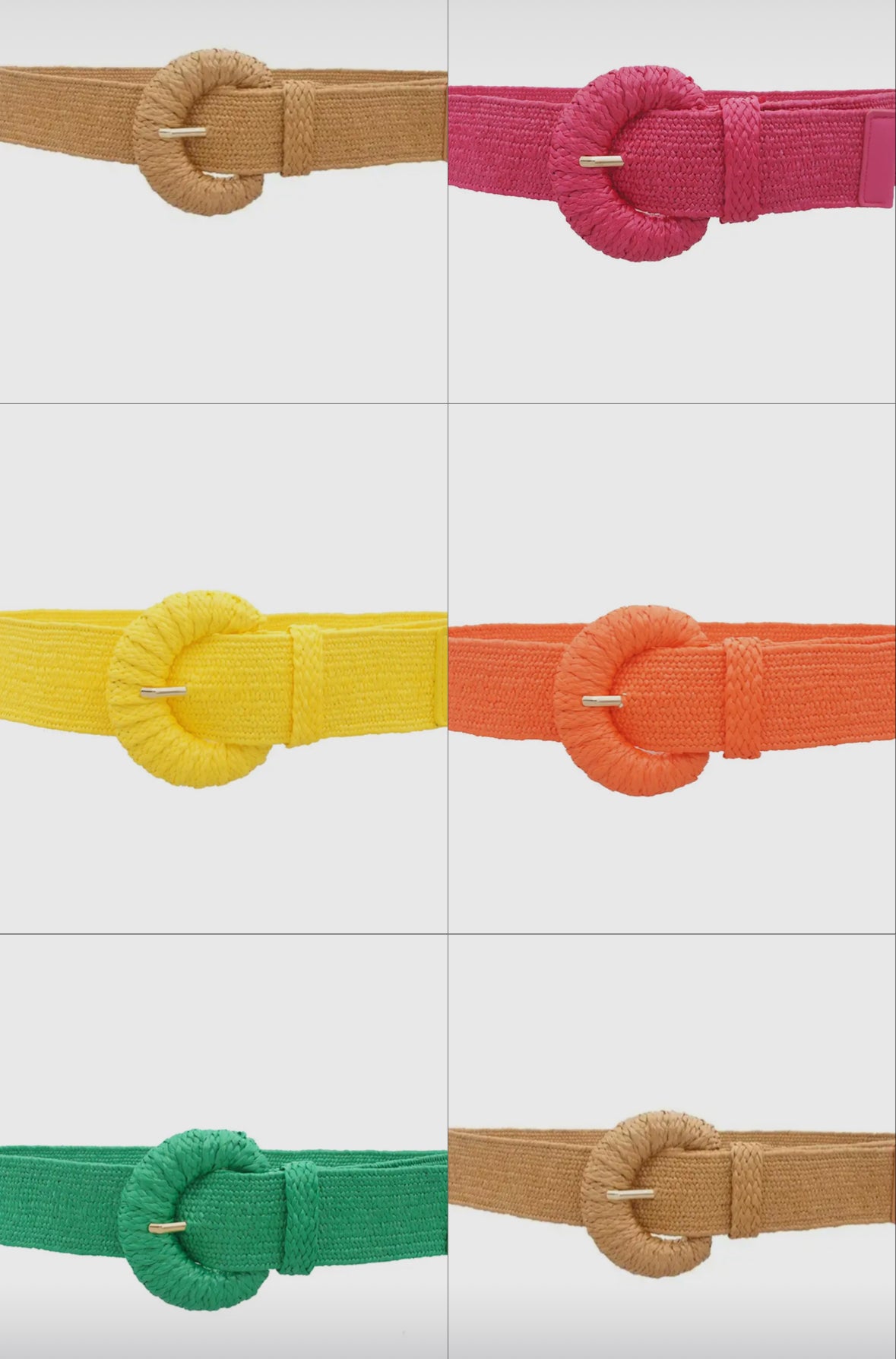 Raffia Belt