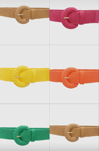 Raffia Belt