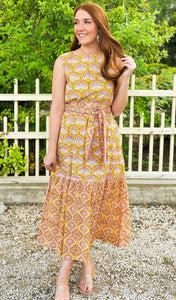 Bohemian Gemme Charlotte Maxi- Marigold Peacock