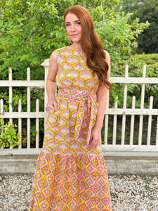 Bohemian Gemme Charlotte Maxi- Marigold Peacock
