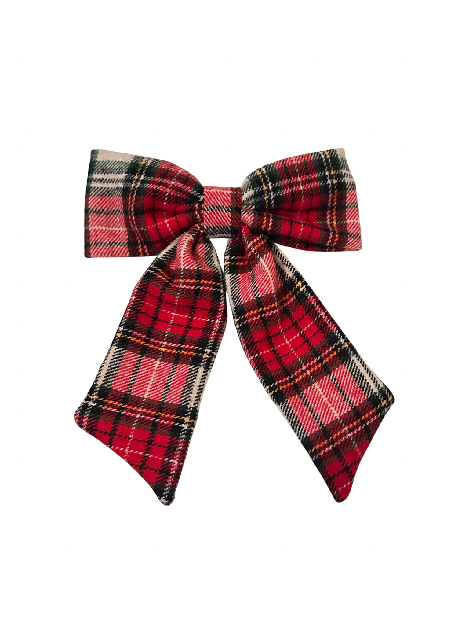 Holiday Plaid Hair Bow