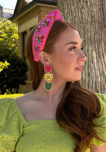 3 Tier Papel Picado Earrings