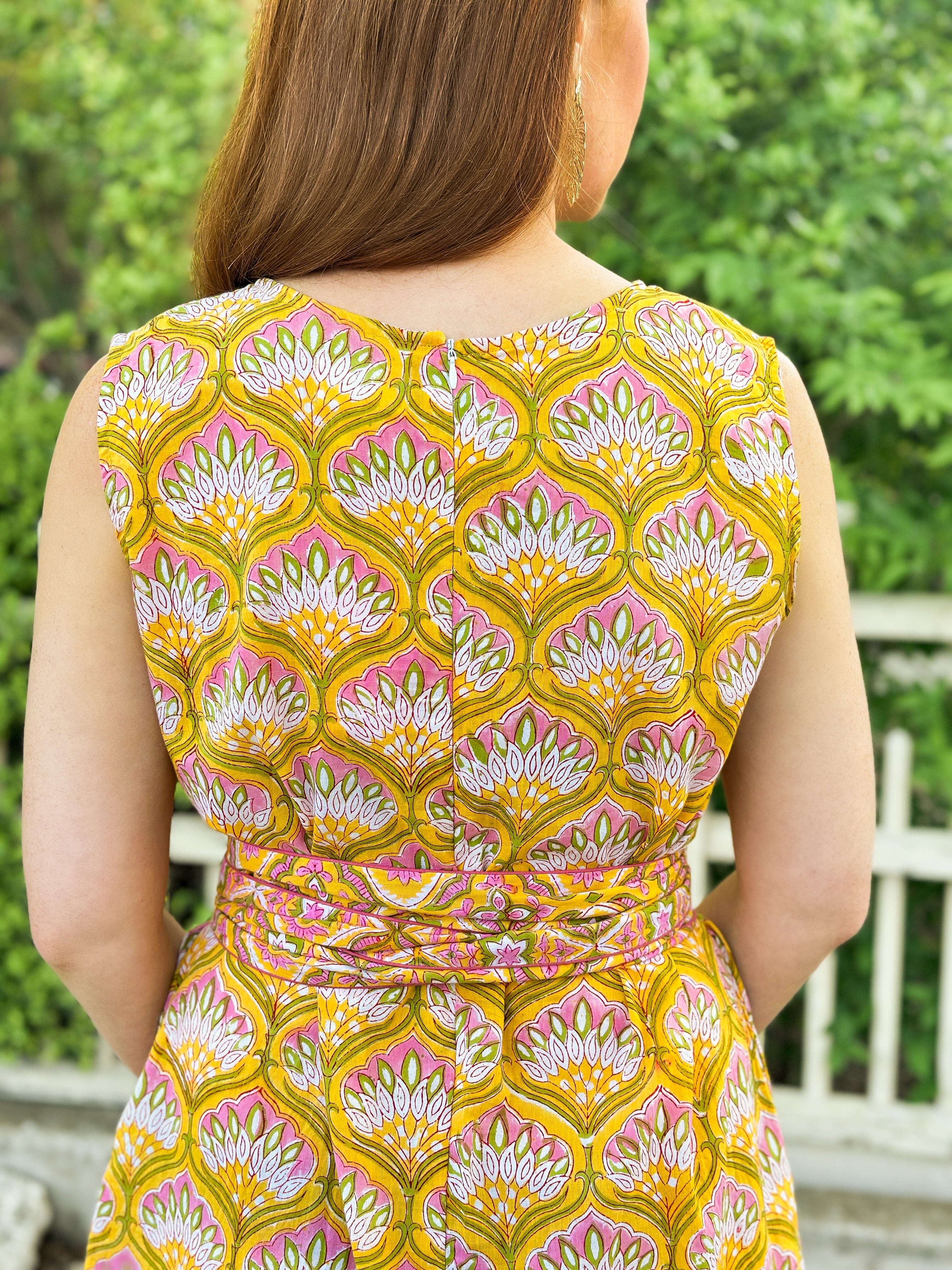 Bohemian Gemme Charlotte Maxi- Marigold Peacock